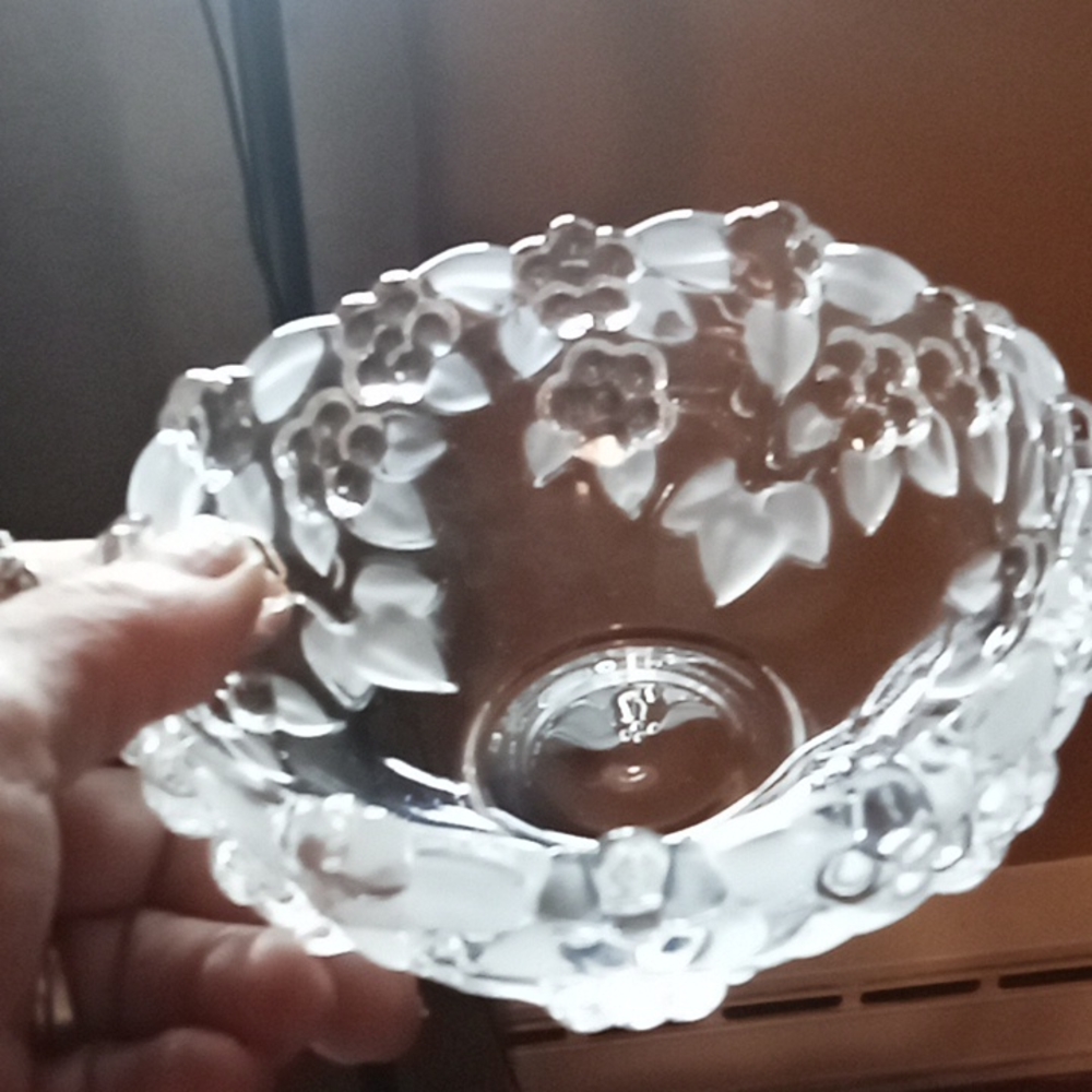 2 Vintage original Walther glas small bowls
